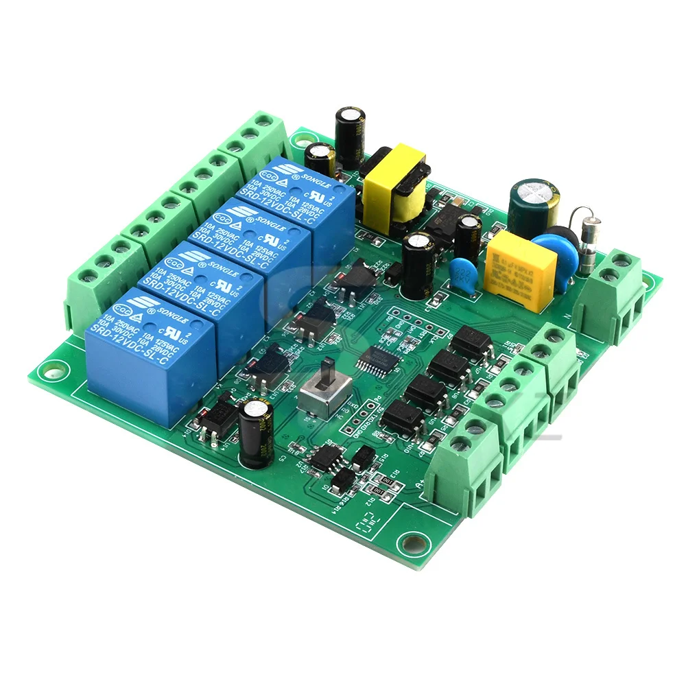Modbus RTU Módulo de Relé de Quatro
