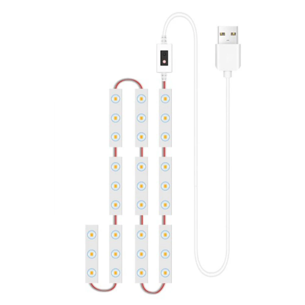 5V USB LED Fill Light Vanity Dimmable Mirror Lamp Touch Switch/Sensor Switch 4000K Dimmable Mirror Lamp for Makeup Table Bedroom