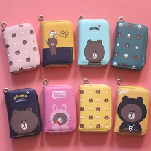 Мы Медведь Стиль дизайнерский кошелек прекрасный корейский школьницы ручной нулевой кошелек девушка кошельки