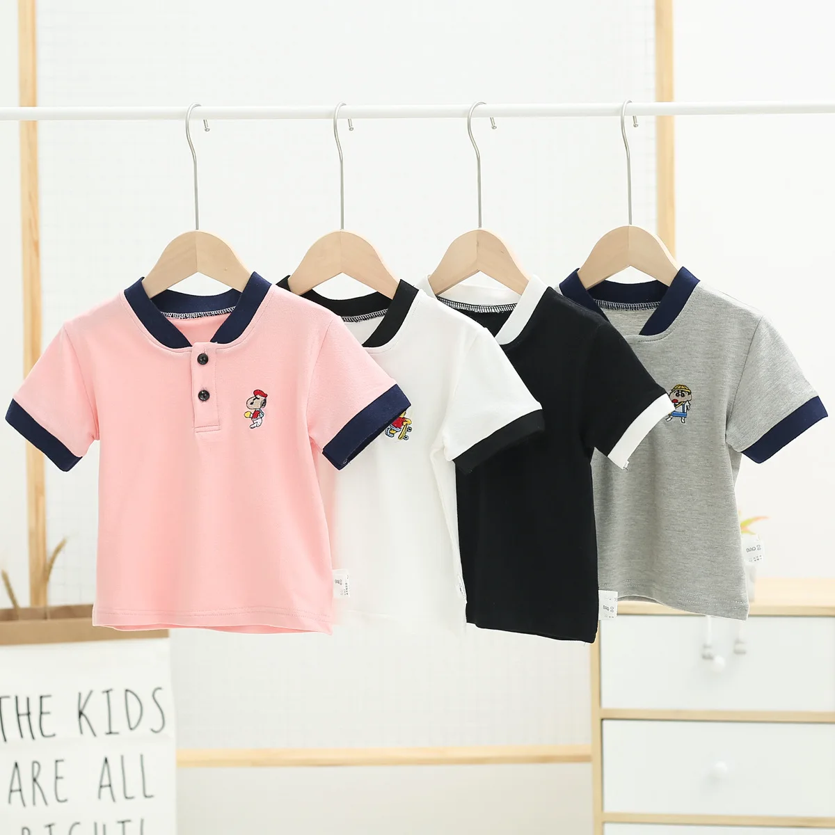 

Boys' Clothes a Generation of Fat 2019 Summer Baby Handsome Baby Cartoon Polo Shirt CHILDREN'S Short-sleeved T-shirt N151