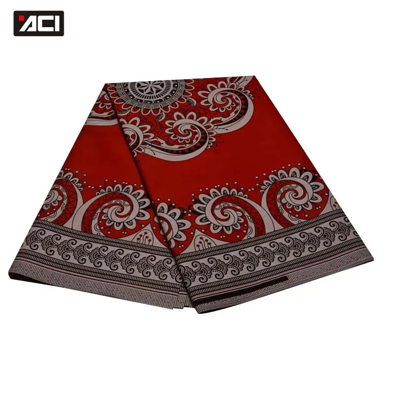 

ACI African Print Fabric 6 Yards Tissu Wax Ankara Fabric New Polyester Material Veritable Real Wax Fabric For Sewing Patchwork
