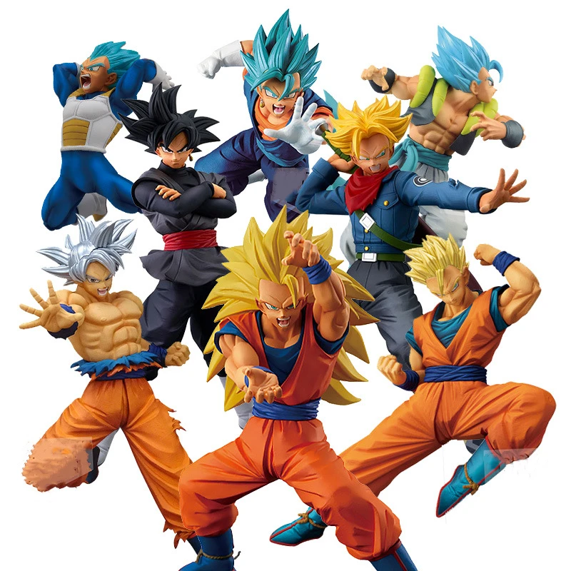 Muñeco de Dragon Ball Super Saiyan Goku, Anime de PVC, Buu Majin Vegeta,  modelo de decoración, regalo de cumpleaños y Navidad, juguete|Figuras de  acción| - AliExpress