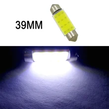 

1PC C5W C10W LED COB Festoon Signal Lamp 39mm 41mm 12V White Bulbs For Cars License Plate Interior Reading Light 6500K 12SMD Car