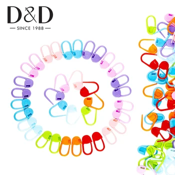 

50/100Pcs Stitch Markers 2.3cm Crochet Locking Knitting Markers Stitch Needles Clip Counter DIY Weaving Craft Knitting Tools