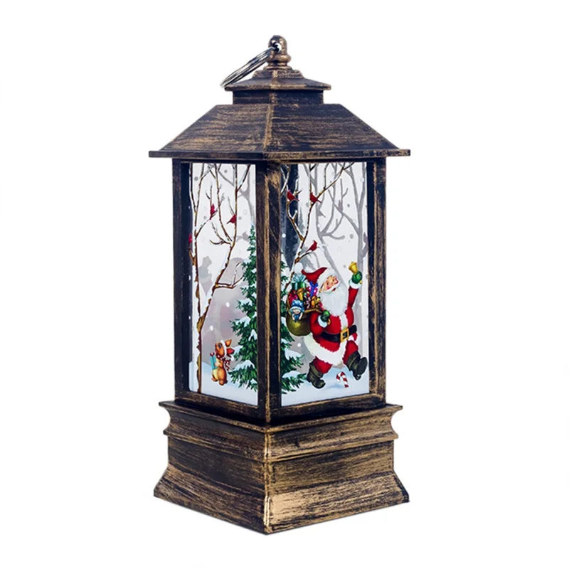 

Portable Household Hanging Decoration With Key Chain Christmas Small House With Light New Arrival High Quality