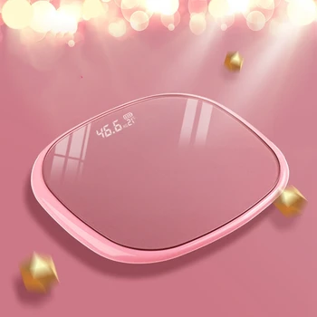 

Household Weighing Scale Small Fat Scale LED Digital Functions Display on the Screen