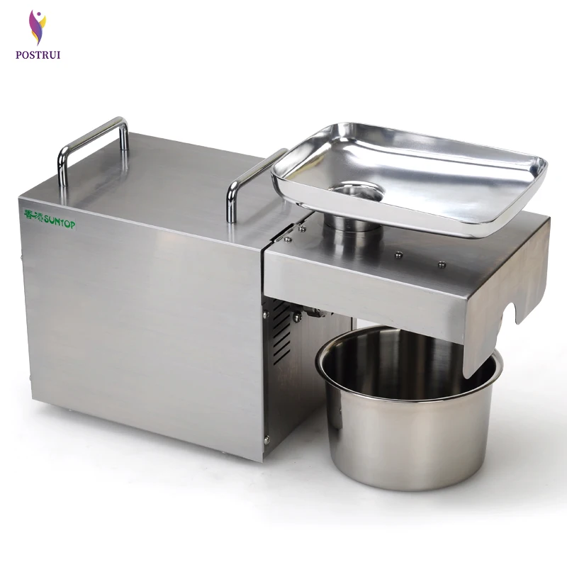 Postrui Fully Automatic Small Medium Household/Commercial Stainless Steel Double-Press Electric Intelligent Oil Press STB-505 |