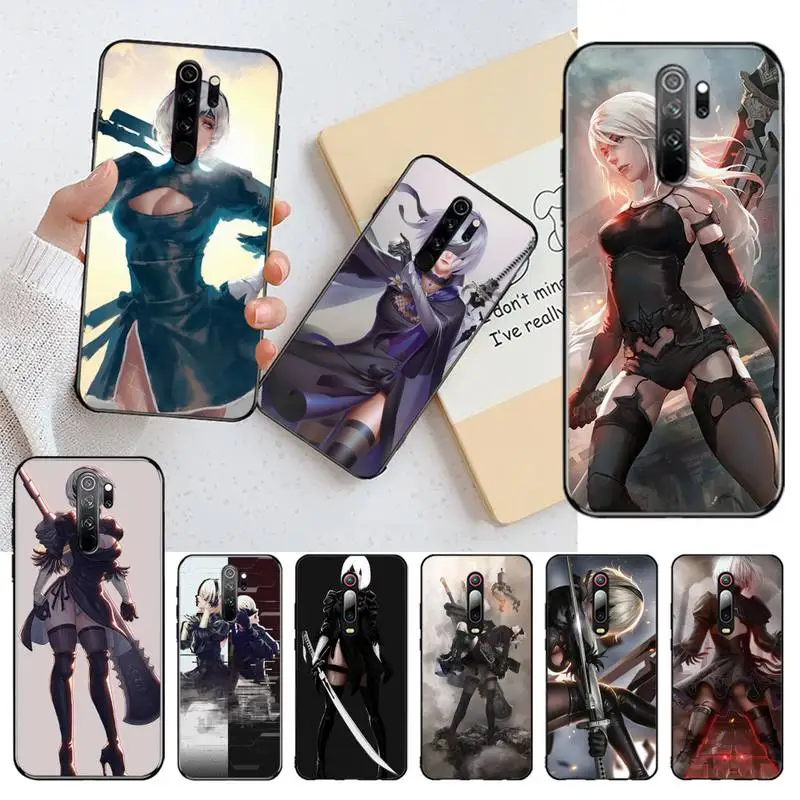 Мягкий чехол для телефона PENGHUWAN Nier Automata Game Custom Photo Redmi Note 8 8A 7 6 6A 5 5A 4 4X 4A Go Pro Plus