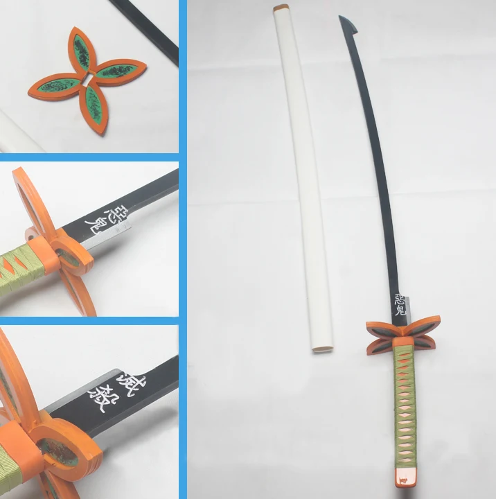 Kimetsu No Yaiba Shinobu Kocho Nichirin Blade Косплей Реплика меч реквизит|Реквизит для костюмов| |