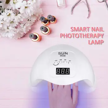 

48W Nail Dryer UV Led Nail lamp For Manicure Pecicure Tools All Gels LCD Display Timeing Infrared Sensing Manicure Salon Tool