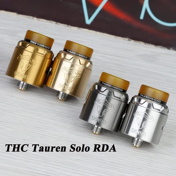 

Original THC Tauren Solo RDA Atomizer 24mm Diameter 28 Micro Air Holes On Two Sides Fit for THC Tauren Mech MOD vs Dead Rabbit V