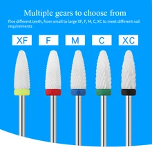 MAD DOLL 1 шт. электрическое сверло для ногтей керамический вольфрамовый стальной шлифовальный инструмент для ногтей фреза аксессуары для дизайна ногтей