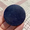 Natural  Blue Sandstone Round Shape Crystal Quartz For Home Decoration DIY Gift Reiki 1PCS 1