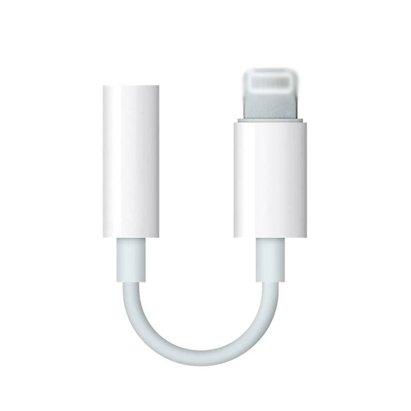 

100% New For Apple Lightning to 3.5 mm Headphone jack Adapter for iPhone X 8 7 6s 6 Plus