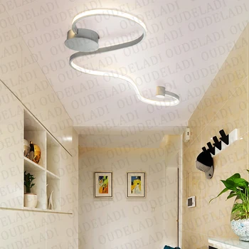 

Sale Modern LED Surface Mounted Aluminum Wall Lamps Black White Aisle Bedroom Living Room Home Lighting Decoration Ceiling Lamp