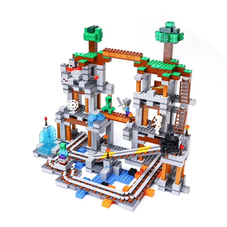 

legoinglys my world Mailackers The Mine 922Pcs 79074 Bricks My World Building Blocks Toys For Children Gifts