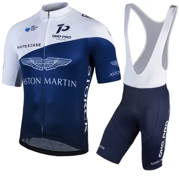 One Pro Aston Martin Storck-Conjunto de ropa de ciclismo para hombre, Maillot, culotte para ciclismo de montaña, Europa