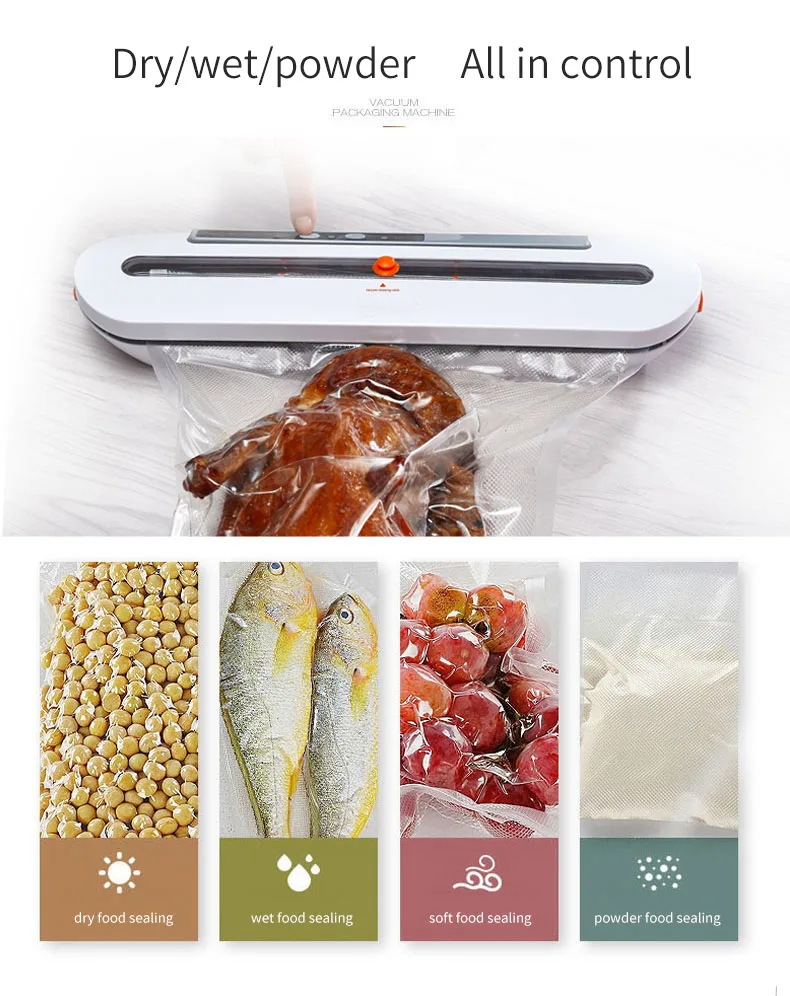 TINTON LIFE вакуумный упаковщик для пищевых продуктов, упаковочная машина с 10 пакетами, вакуумная упаковочная машина для пищевых продуктов, вакуумный упаковщик