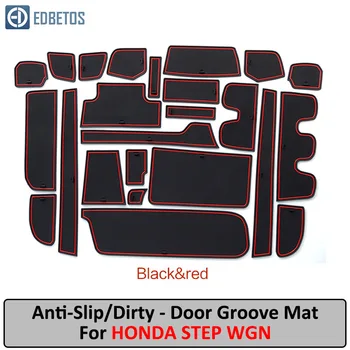 

Door Groove Mat For HONDA STEP WGN Anti-Slip Mat Gate Slot Coaster Anti-Dirty Mat Car Interiors Gel Pad Rubber Mat
