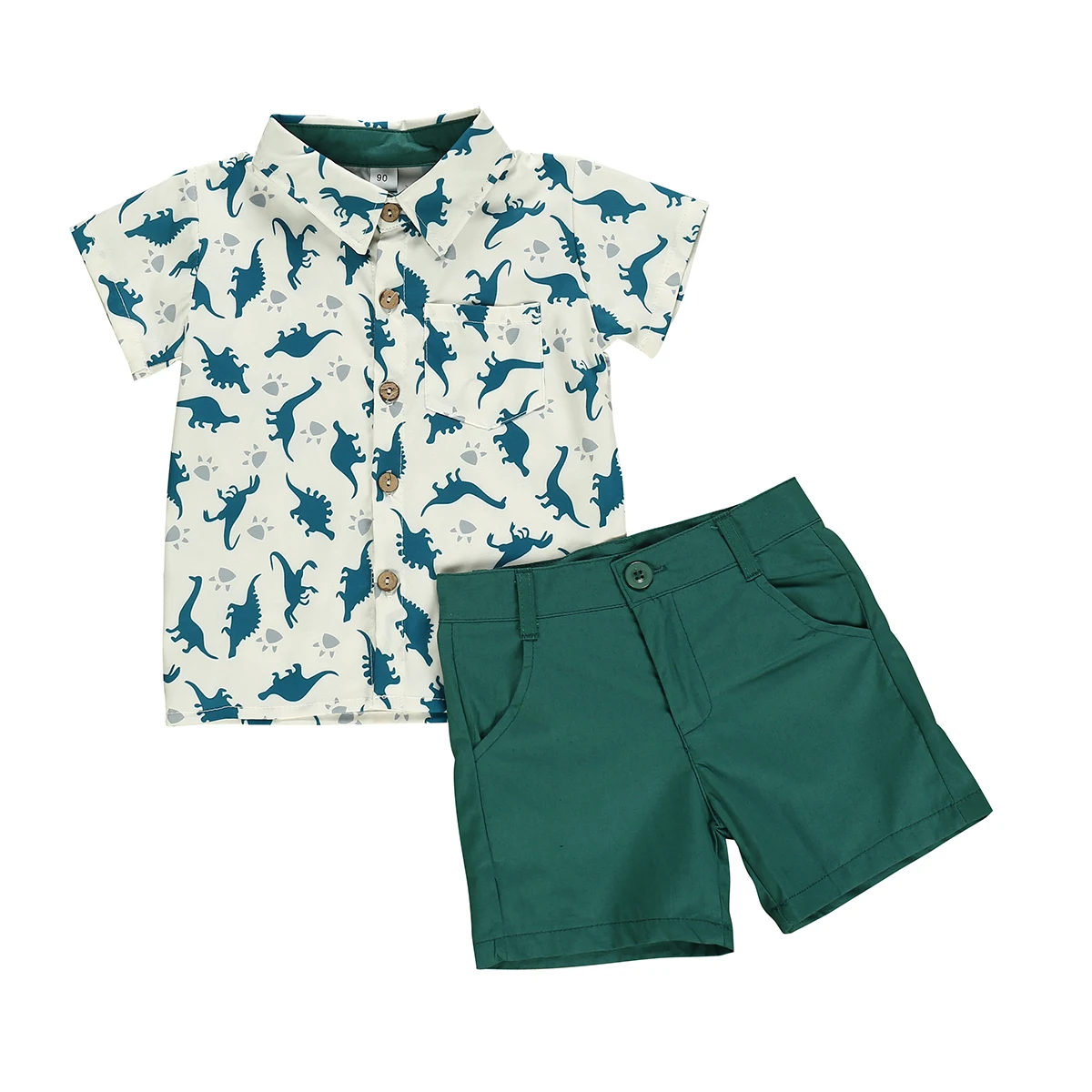 2PCS//Set Summer Outfits Clothes Toddler Baby Kids Boys Tops T-shirt+Shorts Pants