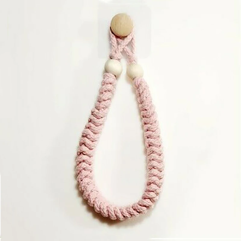 

1Pcs Wall-mounted Punch Free Vintage Weave Towel Hanging Rope Toilet Paper Holder For Home Bathroom Rope Toilet Roll Holder