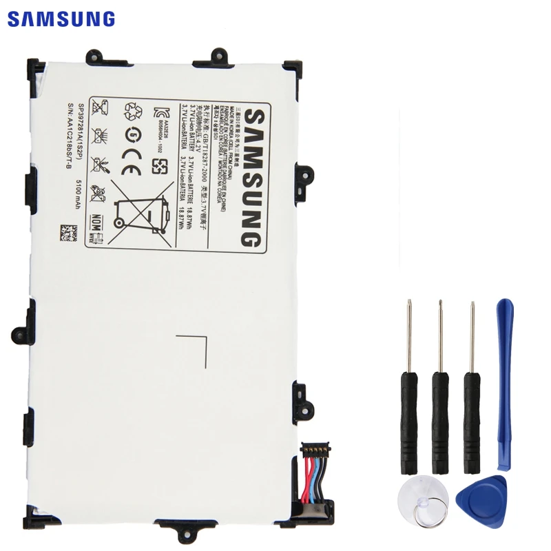 SAMSUNG Original Battery SP397281A(1S2P) For Samsung GALAXY Tab 7.7