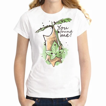 

2020 New Women T-shirt Game Legend of Zelda Korok Seed You Found Me Geek Top Female T Shirts Harajuku Streetwear Clothes