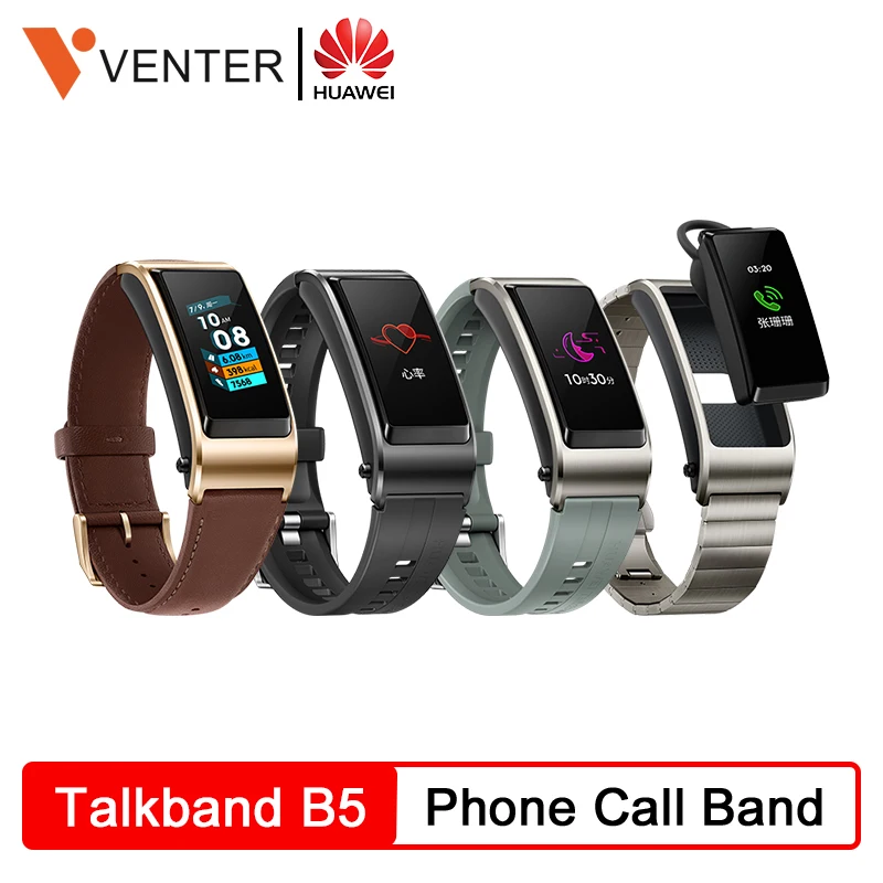 Оригинальный Смарт браслет Huawei TalkBand B5 Talk Band спортивный с сенсорным AMOLED экраном