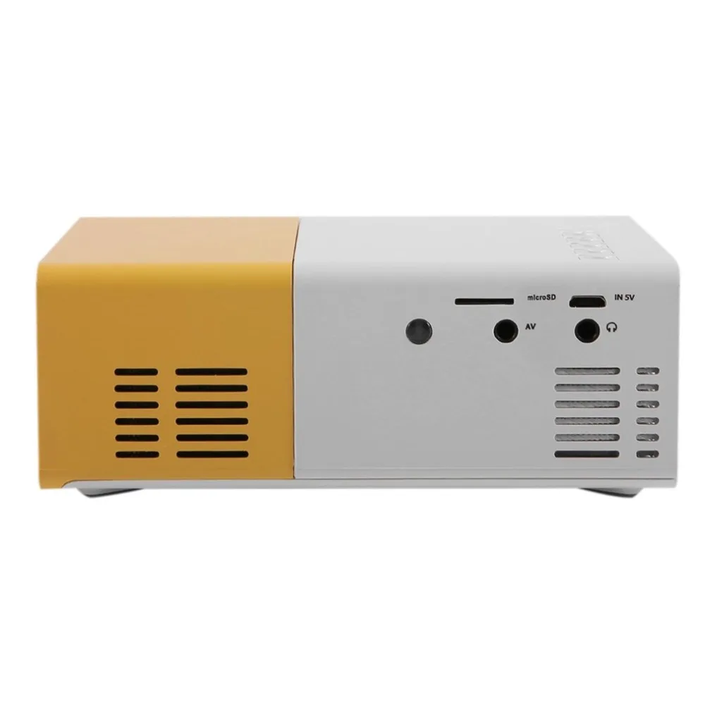Crianças de Teatro em Casa Mini Projetor Portátil Led Proyector Hdmi Usb av sd 400-600 Lúmen Educação Beamer hd Yg300 Lcd Mod. 106699 16 Sistema de conferência