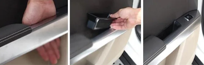 CITALL 4 шт. Новинка черная передняя+ задняя дверь подлокотник коробка для хранения Контейнер держатель для Mercedes Benz W212 E класс 2010 2011 2012