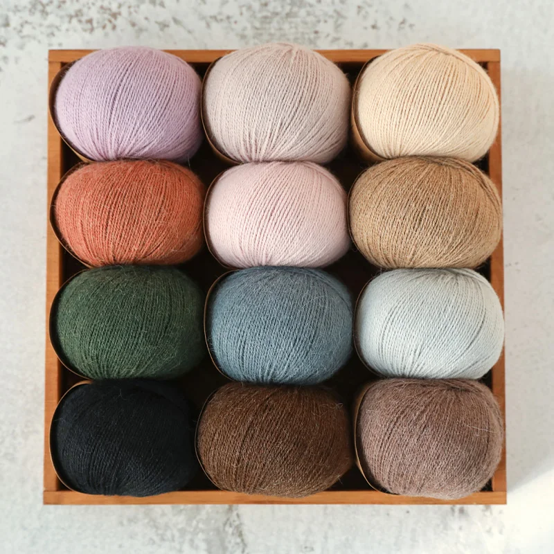 1pc=50g 175M 100% Alpaca Wool Yarn For Hand Knitting Baby Wool Soft Sweater Scarf Hat Crochet 4