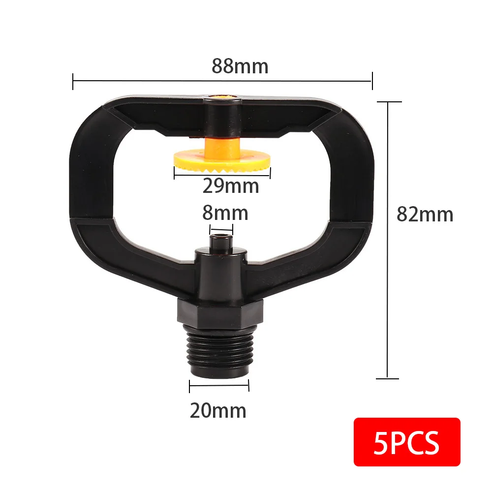 1/" сопло среднего расстояния сельскохозяйственный сад газон озеленение посадки орошения спрей дождливая бабочка вращающееся ударное сопло - Цвет: Refraction nozzle  2