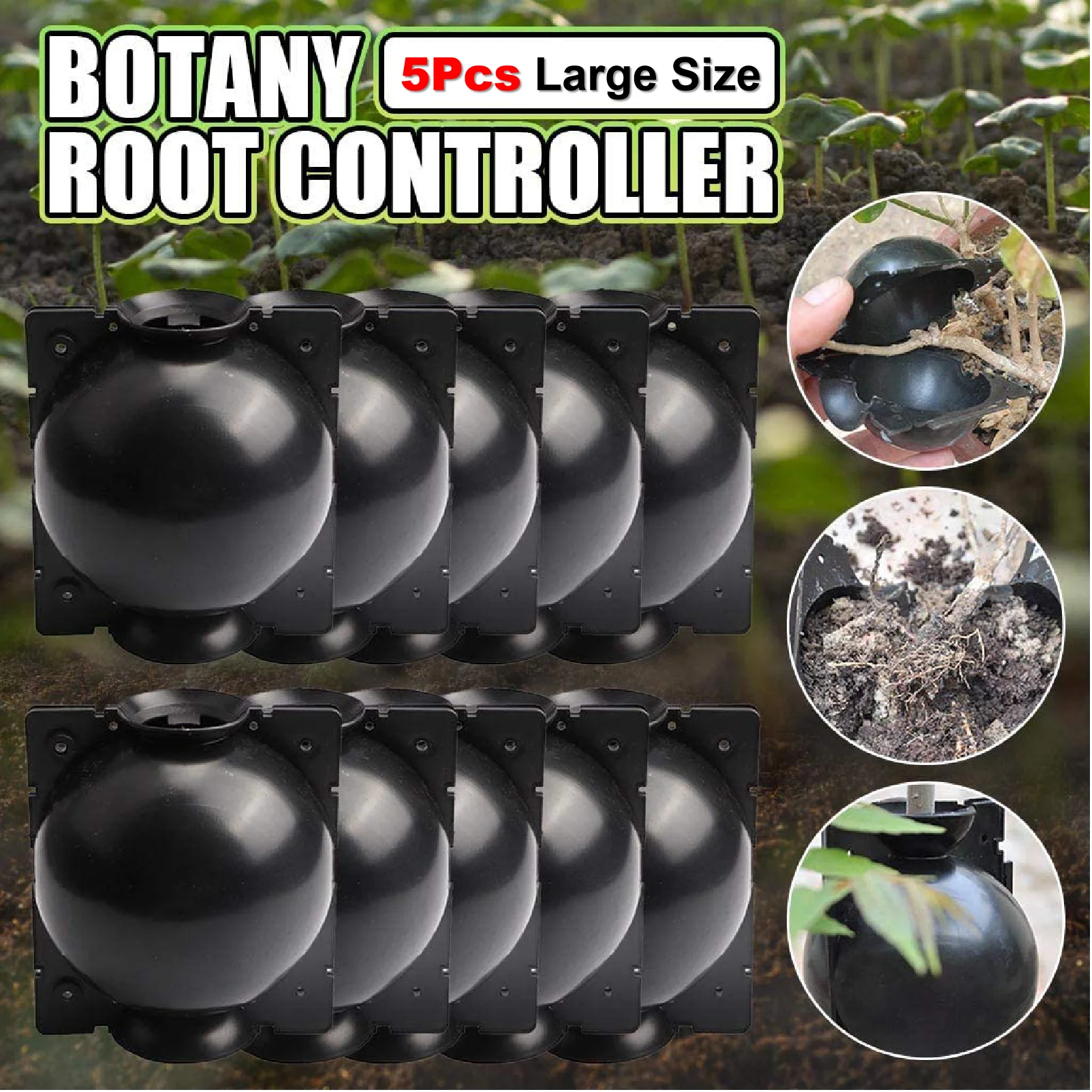 

5pcs 12CM Rooting Device Ball Grafting Rooting Growing Cube Breeding Box Seeding Hydroponic Grow Media for Garden Plant Growth