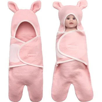 

Cute Cotton Receiving Sleeping Blanket Boy Girl Wrap Swaddle Sleepsacks Sleeping Bag Envelope For Stroller Accessories Blanket