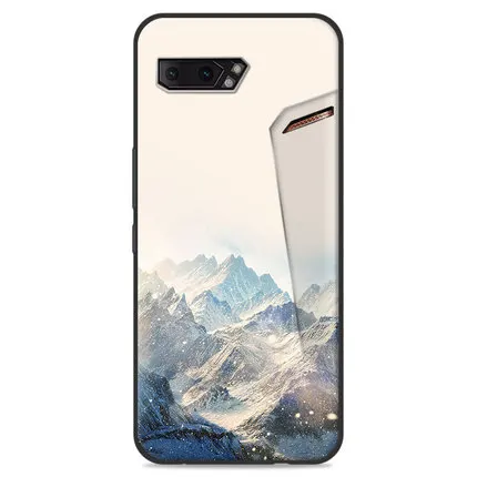 A15 Для Asus ROG Phone 2 ZS660KL чехол мягкий силиконовый защитный AsusROG Phone 2 II Тонкий чехол для Asus ROG2 ZS660KL - Цвет: A15