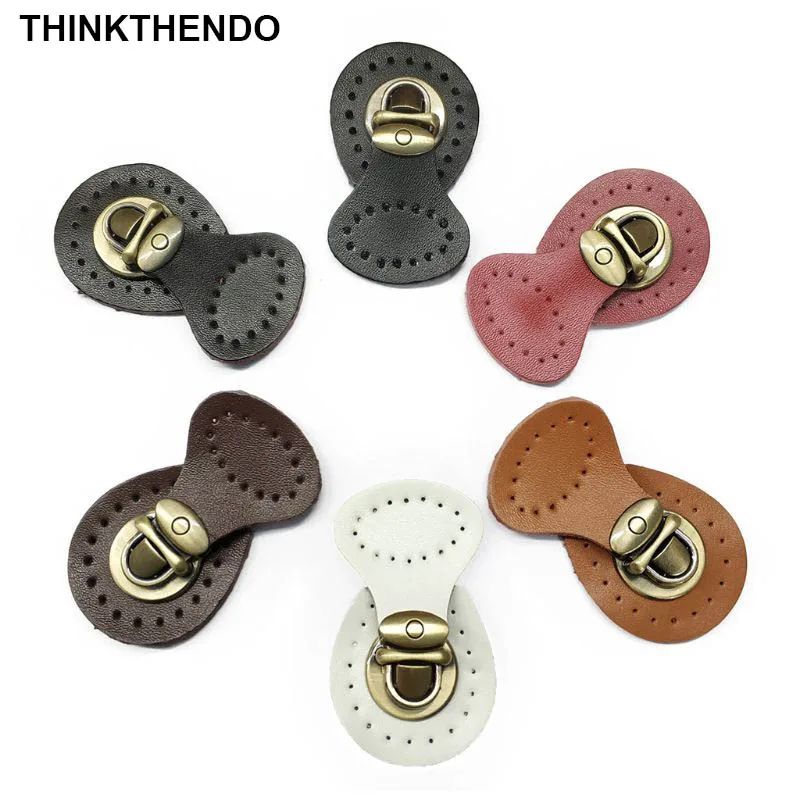 Artificial Leather Magnetic Button Lock Bag Snap Closure Buckle Clasp Fastener Replacement DIY Handbag Purse Sewing Accessories