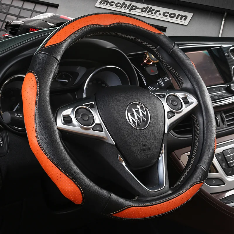 JAC уточнить S3S5 Heyue седан B15 с Wyatt A30 A13 Binyue четыре сезона кожаный чехол для рулевого колеса автомобиля
