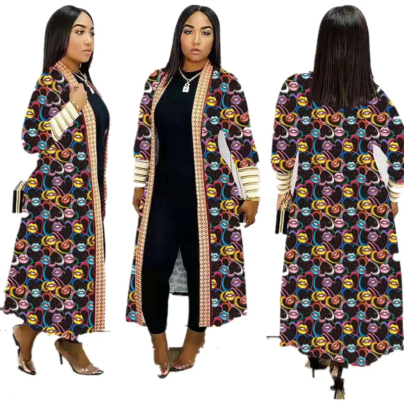 Новое поступление 2020 модный Камуфляжный милый рисунок женский длинный рельефный