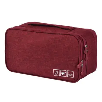 

Women Underwear Bags Portable Travel Compartment Wash Cosmetic Clothes Organizer Fashion Bra Storage Cases Accessories