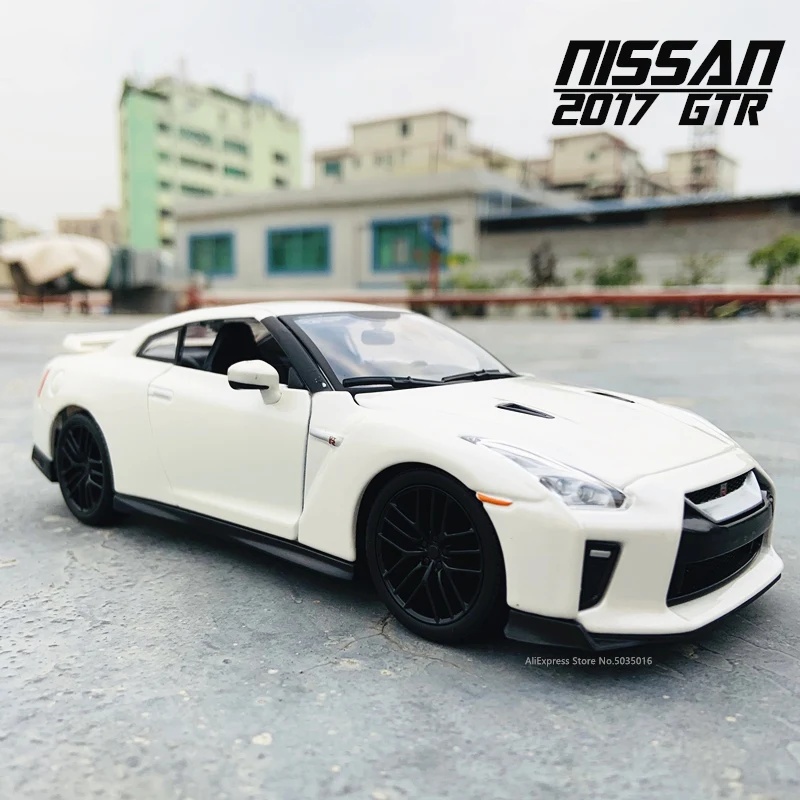 Модель автомобиля Bburago 1:24 2017 Nissan Ares GTR литые автомобили игрушки для игр подарки