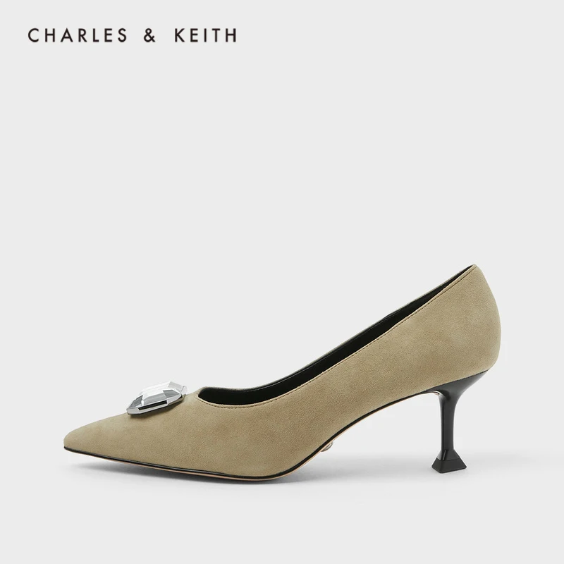 CHARLES KEITH New Arrival for Winter 2020 SL1 60280351Women s high heels pointed shoes with semi