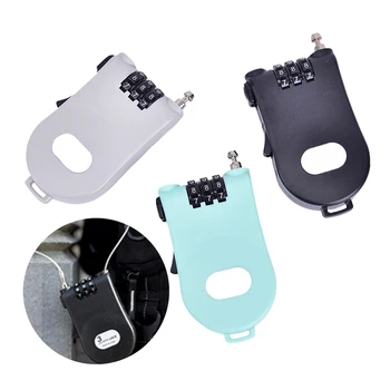 

Anti Theft Security Code Password Long Roller Pram 3 Digit Bicycle Parts Bike Mini Cable Lock Padlock Rope Ski Extendable Wire