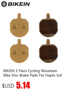 BIKEIN, 2 пары, металлический диск для горного велосипеда, тормозные колодки для Tektro IO, велосипедные гидравлические дисковые тормозные колодки, MTB велосипедные запчасти
