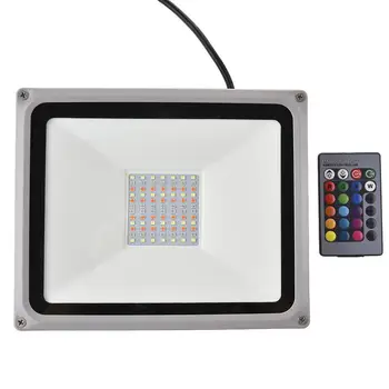 

2PCS 50W 100W RGB FloodLight 220V Led Outdoor Lighting Waterproof IP65 SMD 2835 Reflector Led Spotlight for Garden Street Wall