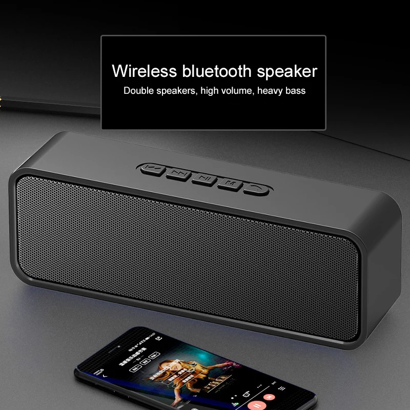 S11 Tws Bluetooth динамик V5.0 Колонка динамик Bluetooth Саундбар сабвуфер стерео Поддержка Tf карта Fm открытый/автомобильный динамик