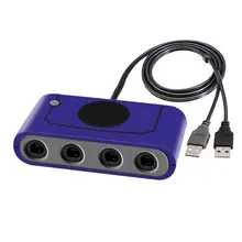 Для GC ручка для переключения адаптер геймпада 4 в 1 Gamecube переключатель контроллера адаптер с USB разъем для переключателя PC и WII U