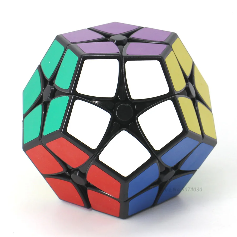 Shengshou Megaminxed 2x2x2 куб Puzlle волшебный куб головоломка на скорость профессиональные Развивающие игрушки для детей Cubo Magico - Цвет: Black