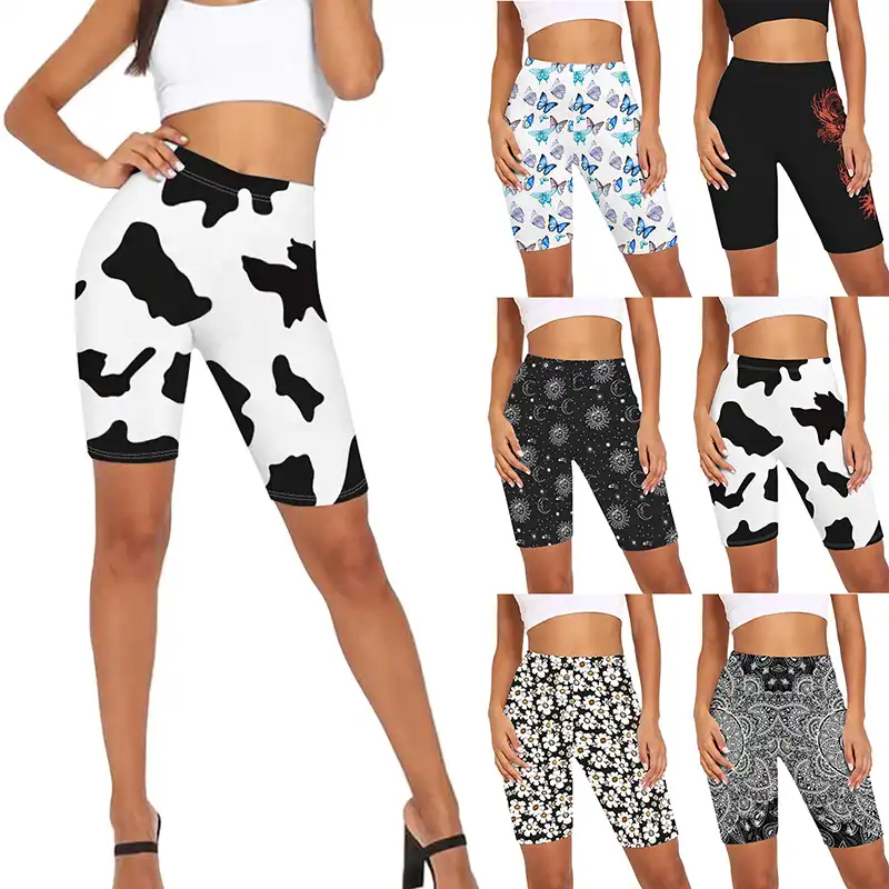 high waisted biker shorts plus size