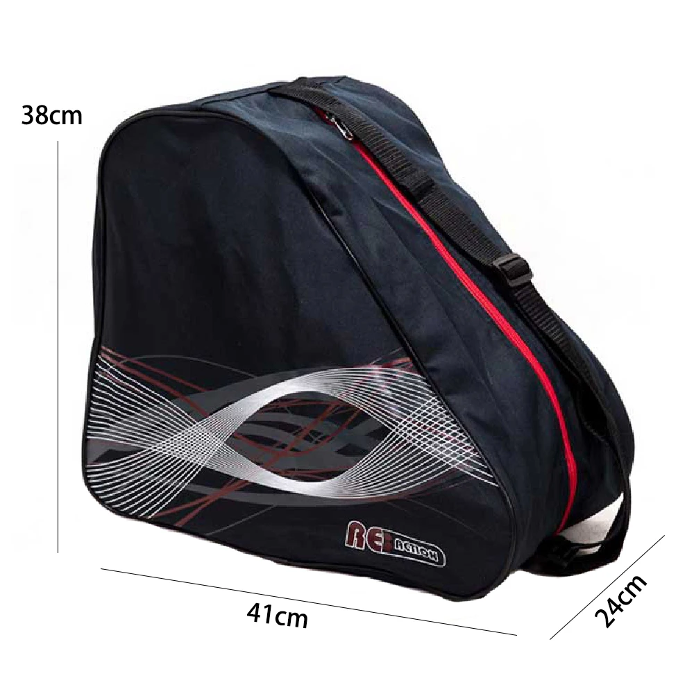 Outdoor Ski Boot Bag Ski Shoes Bags Snow Gear Bag Large Capacity Helmet Winter Skate Black Portable Carry Shoulder Bags 160813