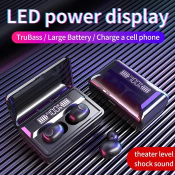 

T8 TWS Bluetooth Earphones 2200MAh Power Bank Display LED Wireless Headset Earbuds for iPhone Xiaomi